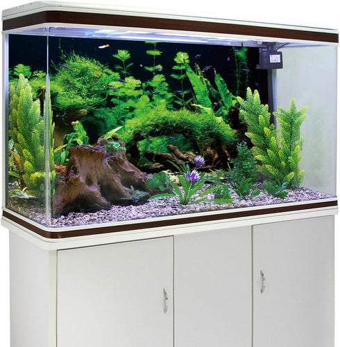 AWERT 24x16 inches River Bed & Lake Fish Tank Background, Seagrass Aquarium Background Vinyl