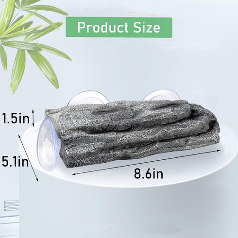 Tfwadmx Turtle Basking Platform - Climbing Ramp with Suction Cups for Aquarium, Float Decorations for Amphibians