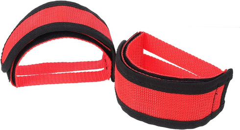 Toddmomy 1 Pair Bicycle Muzzle, Bike Attachment for Kids Bikes, Adjustable Pedal Footrest Strips