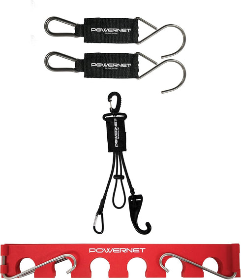 PowerNet Corbin Carroll Dugout Bundle | Baseball Softball Bat Fence Rack & Gear Hanger