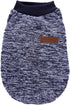 Jecikelon Soft Dog Sweater, Winter Puppy Sweaters, Warm Outfit for Small Dogs, XXS, XS, Navy Blue, Cat Apparel