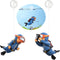2-Pack Cute Little Diver Aquarium Decorations | Floating Accessories for Fish Tanks