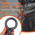 Rescue Figure 8 Descender Climbing Gear, 35KN/3500kg Aluminum Alloy Rigging Plate for Belaying
