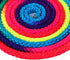 Gymnastics Art Rope, 2.8m/110inch Solid Nylon Rainbow Color Rhythmic Gymnastics Rope for Competition Arts Training