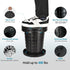 Upgrade Retractable Portable Toilet Camping Toilet Lightweight and Height Adjustable Folding Travel Toilet Portable