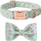 Unique Style Paws Pet Soft & Comfy Bowtie Dog Collar, Gift for Dogs and Cats, 6 Sizes and 7 Patterns.