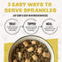 6 Oz 96% Freeze Dried Dog Food for Small & Large Breeds Dogs, Chicken Dog Food Toppers for Picky Eatres, Made in USA