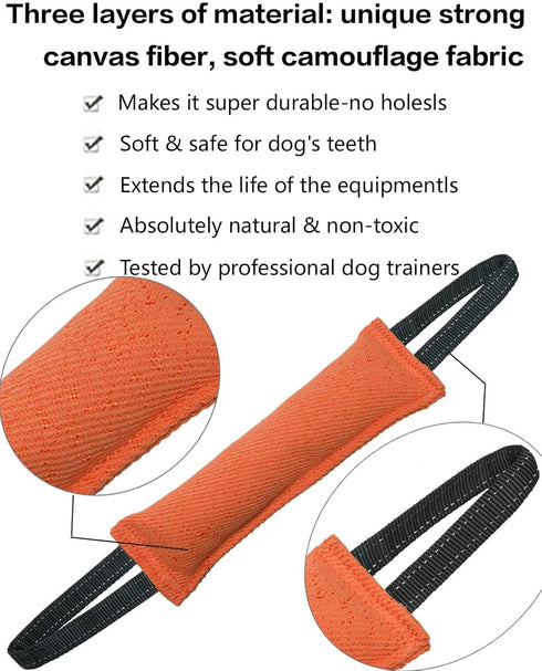 Durable Jute Tug Toy for Dogs - Interactive Training Aid for All Sizes