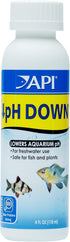 API pH DOWN Freshwater Aquarium Water pH Reducing Solution 4-Ounce Bottle