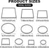 PAGOW 10pcs Fish Feeding Rings Set, Floating Aquarium Plant Corral, Round & Square Fish Feeder Rings for Fish Tank, Floating Plant Ring, Fish Tank Aquarium Accessories for Betta (Black)