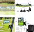 Newest Golf Cart Mirrors, 16.5" Panoramic Rear View and Folding Side Mirrors for Club Car