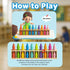 Trozihn 8-12, 2-4 Bottle Color Match Game, Fun Family Board Game for Kids Player Bottle Collision Game for Kids