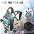 Hydration Pack, Lightweight Water Backpack with 3L Bladder, Essential for Rave, Hiking, Biking, Running