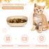 Cat Food Bowl Set - 6 Inch Wide Shallow Dish for Whisker Fatigue Relief, 4Pcs for Cats and Small Dogs