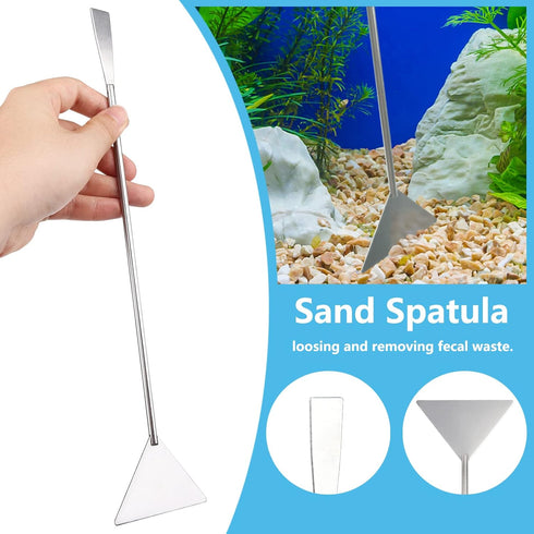 Fish Tank Cleaning Tools, 6 pcs Aquarium Feeder Tools Kit, Algae Scraper for Glass Aquariums