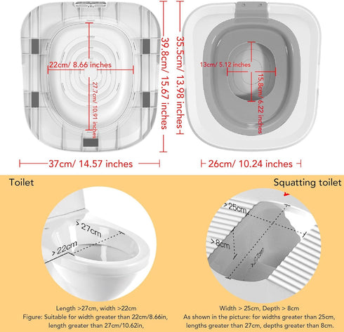 Upgraded Cat Toilet Trainer Kit, Universal Reusable Cat Potty Toilet Training Kit, Removable Cat Toilet Training Kit
