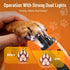 Juveximzy 5-Speed Trimmer Electric Dog Nail Grinder: Quiet Dog Nail with LED Light, Adjustable Safety Guard