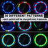 Solhice 2 Tire Rechargeable LED Bike Wheel Lights, Waterproof Bicycle Spoke Lights, 30 Patterns for Night Riding