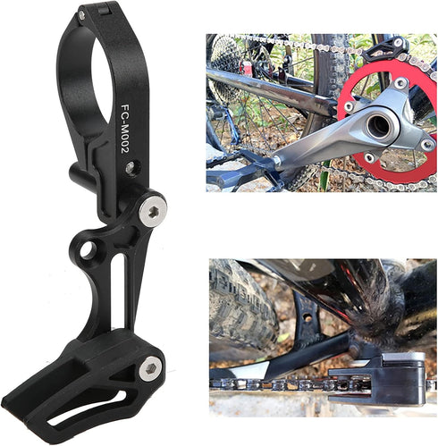 Jiawu Bike Chain Protector, Aluminium Alloy Accessory for Single-Disc Mountain Bike