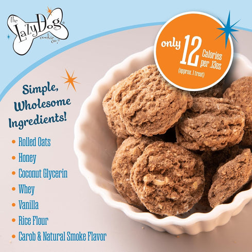 The Lazy Dog Cookie Co. Soft Dog Treats, Mutt Mallows My Little Pumpkin, Wheat-Free, 5 oz (Pack of 3)