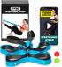 Stretching Strap with Loops, Non Elastic Stretch Band for Physical Therapy, Yoga, Exercise, Flexibility