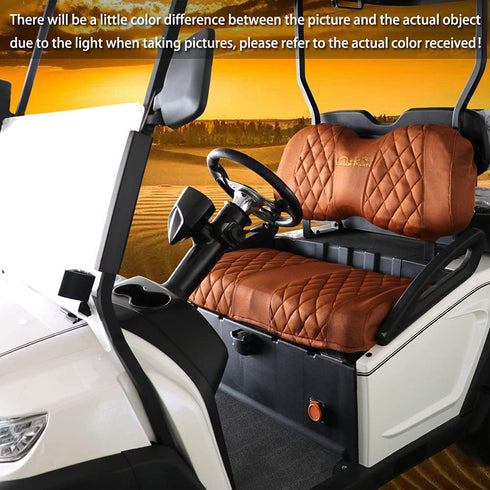 Golf Cart Seat Covers for Club Car Precedent, DS and Yama Golf Carts, Breathable Washable Polyester Mesh Cloth