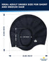 The Friendly Swede 2-Pack Swim Caps for Women & Men — Waterproof Silicone Swimming Caps for Medium & Long Hair