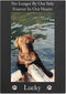Custom Dog Memorial Photo Frame - "No Longer by Our Side, Forever in Our Hearts" Engraved Aluminum Hanging/Tabletop