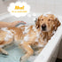 Generic 4Pcs Set 360 Dog Bath Brush Non-Slip Shampoo Brush Anti-Slip Adjustable Massage Scrubber Silicone Bristles