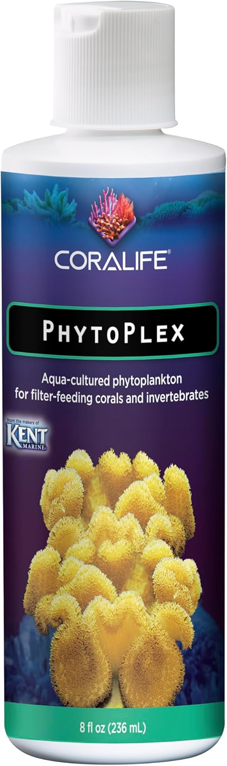 Coralife Saltwater Fish Tank Aquarium Phytoplex - Aqua Cultured Phytoplankton, 8 oz