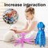 Dog Squeaky Toys Octopus No Stuffing Crinkle Plush Dog Toys for Puppy Teething, Durable Interactive Chew Toys for Most