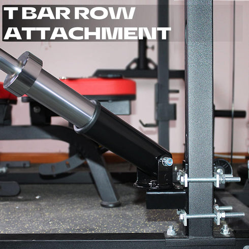 T Bar Row Platform Landmine Attachments for Squat Rack or Wall Mount, Fits 2-inch Barbell, Power Cage Equipment