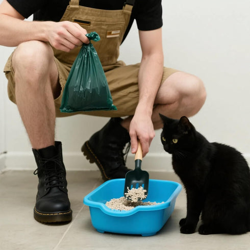 (Green(3 Green Dog Waste Bags, Extra Thick and Leak-Proof Poop Bags for Dogs&Cats Rolls))