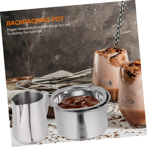Backpacking MAGICLULU Cookware Large Capacity Milk Pan Thicker Body for Uniform Heat Ideal for Outdoor Hiking