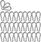 Spring Snap Hook, Lsqurel 304 Stainless Steel Carabiner Clips, Heavy Duty Quick Link for Camping & Hiking