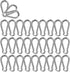 Spring Snap Hook, Lsqurel 304 Stainless Steel Carabiner Clips, Heavy Duty Quick Link for Camping & Hiking