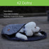 Soft Warm Dog Sleeping Bag, XXL Portable Waterproof Camping Pet Bed, Packable for Camping, Hiking, Indoor Use
