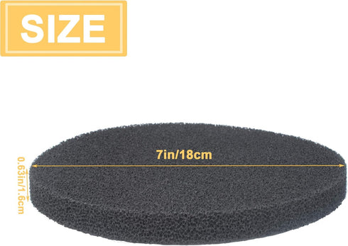 Fx4 Carbon Filter Pads Pack of 6 – Replacement Carbon Impregnated Foam Pads Compatible with Fluval FX5 / FX6 Canister