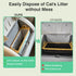 100 Count MW-SC01/MW-SC02/MW-LR01 Liners-18" 12.6" Cat Litter Liner Bags Compatible with Self-Cleaning Automatic Cat