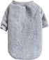 Puppy Sweater for Small Dogs, Warm Winter Clothes for Cats, Pet Sweatshirt Knitwear, Grey, Medium