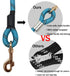 Reflective Nylon Dog Rope Lead, Strong Training Leash with Soft Handle, 5-20 FT Long Green (Dia:0.5" 8FT)