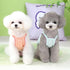 2 Pieces Pet Clothes Summer Dog Dress - Flower Embroidery Puppy Vest, Cute Dog Cat Shirt for Small to Medium (Large)