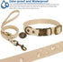 Wisedog Dog Collar and Leash Set Combo, Adjustable Durable Collars with Leashes for Small Medium Large Dogs, Includes