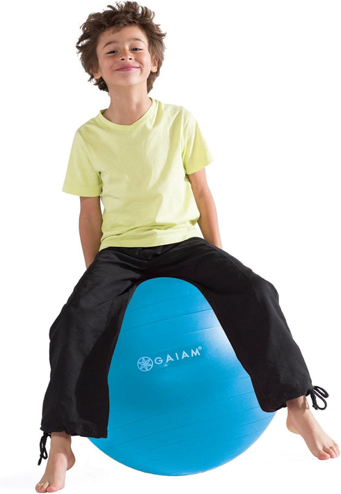 Gaiam Kids Balance Ball, 45cm, Exercise Stability Yoga Ball for Active Children, Home or Classroom