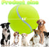 Giant 9.5" Dog Tennis Ball, 2 Pack Oversize Interactive Puzzle Toy with 1*Ball Pump + 1*Needle for Small, Medium, Large