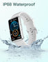 HUAKUA Fitness Tracker, No Bluetooth or APP Needed, Waterproof Fitness Watch for Men Women with Full Touch Screen