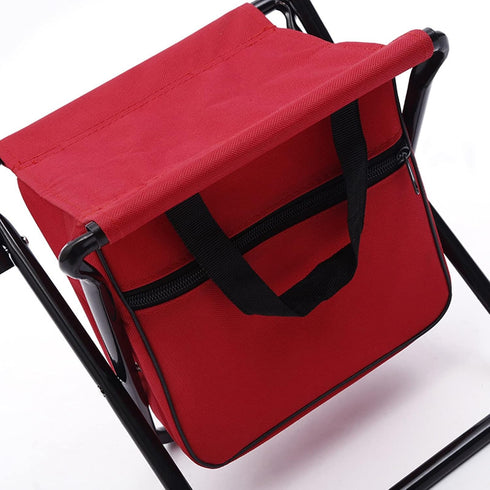 RiToEasysports Folding Chair, Portable Camping Chair with Storage Pocket Bag for Outdoor Fishing, Strong Steel Pipe