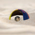 2.5 Inches Needzo Beach Umbrella Hermit Crab Hut Hideout Habitat Decoration for Pets, Amphibians, Decorative Cage
