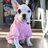 Jecikelon Winter Dog Hoodie Sweatshirts with Pockets, Warm Clothes for Small Dogs, Chihuahua Coat, Pink, Small