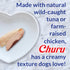 INABA Churu Meal Topper for Dogs, Lickable Purée Dog Food Topper, 0.5 Ounce Tube, Chicken with Cheese Recipe - 24 Tubes
